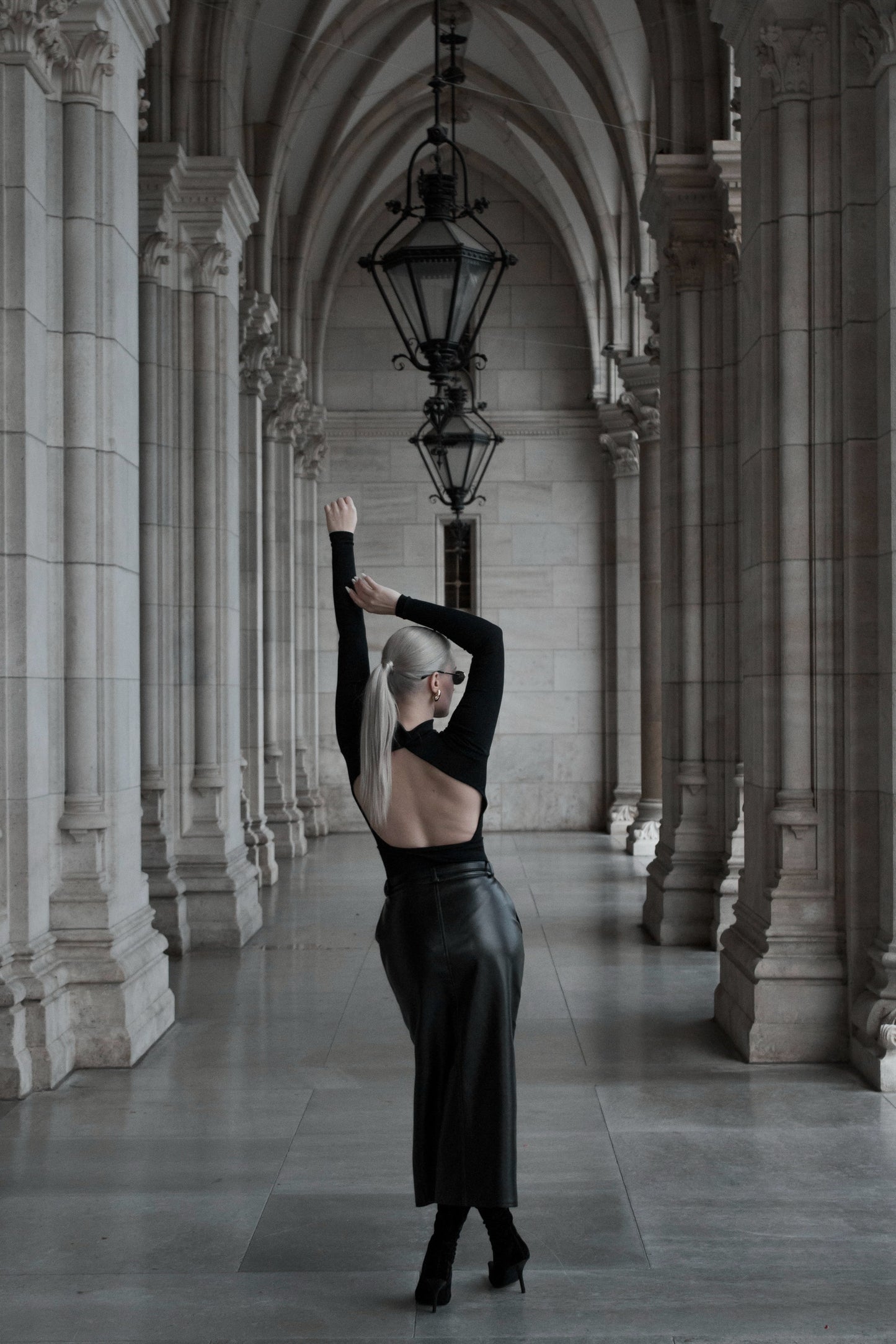 POLISHED LONG SKIRT