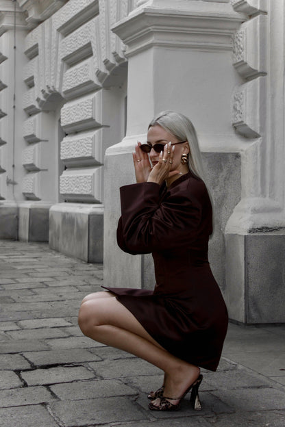 SCULPTED SILHOUETTE DRESS