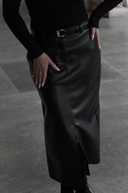 POLISHED LONG SKIRT