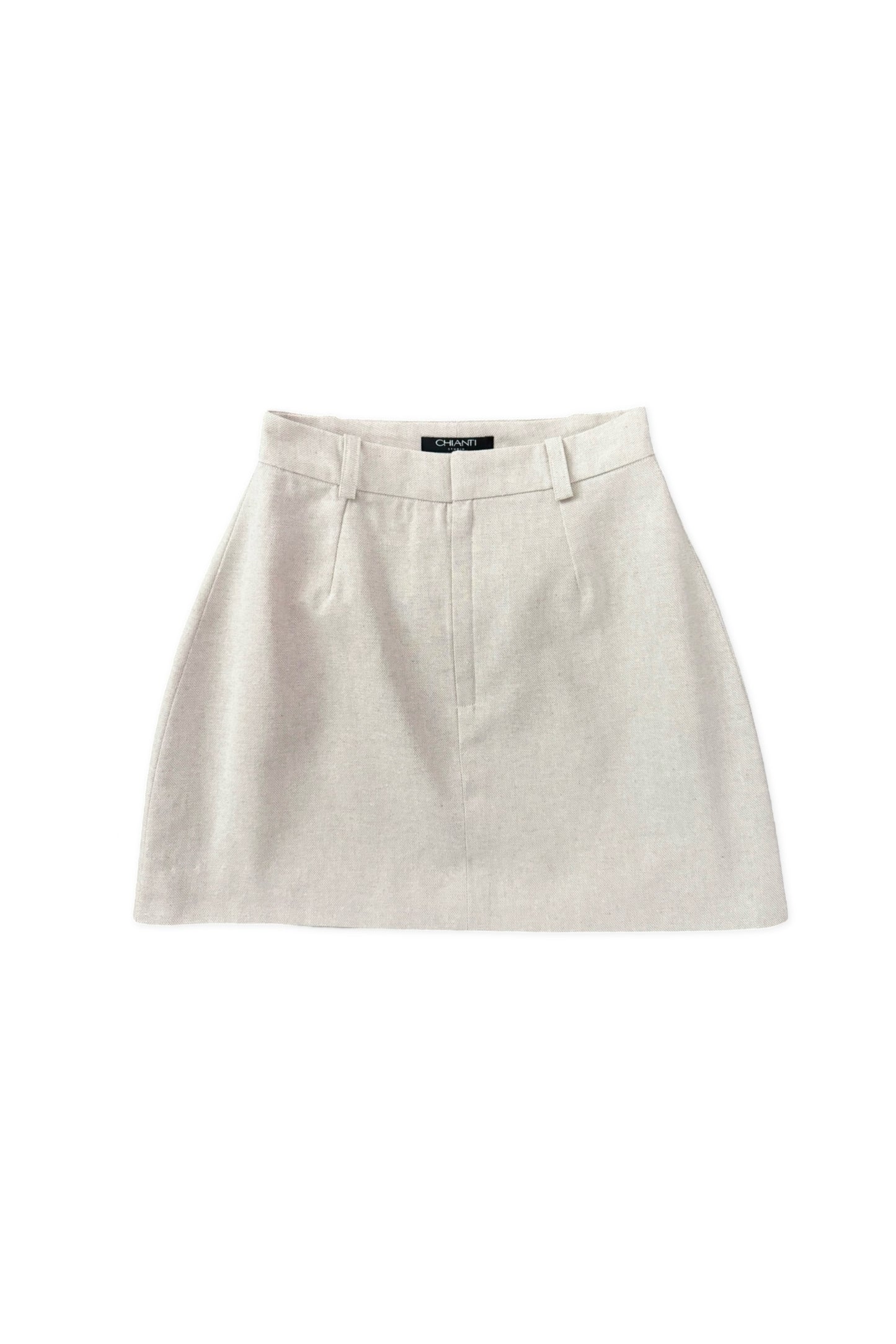LINEN MINI SKIRT