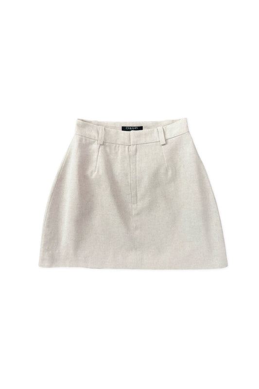 LINEN MINI SKIRT
